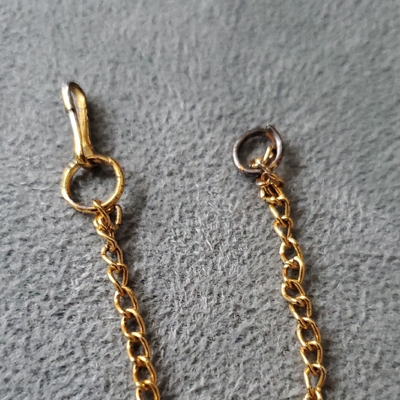 Gold and Red Heart Necklace - Picture 3 of 3